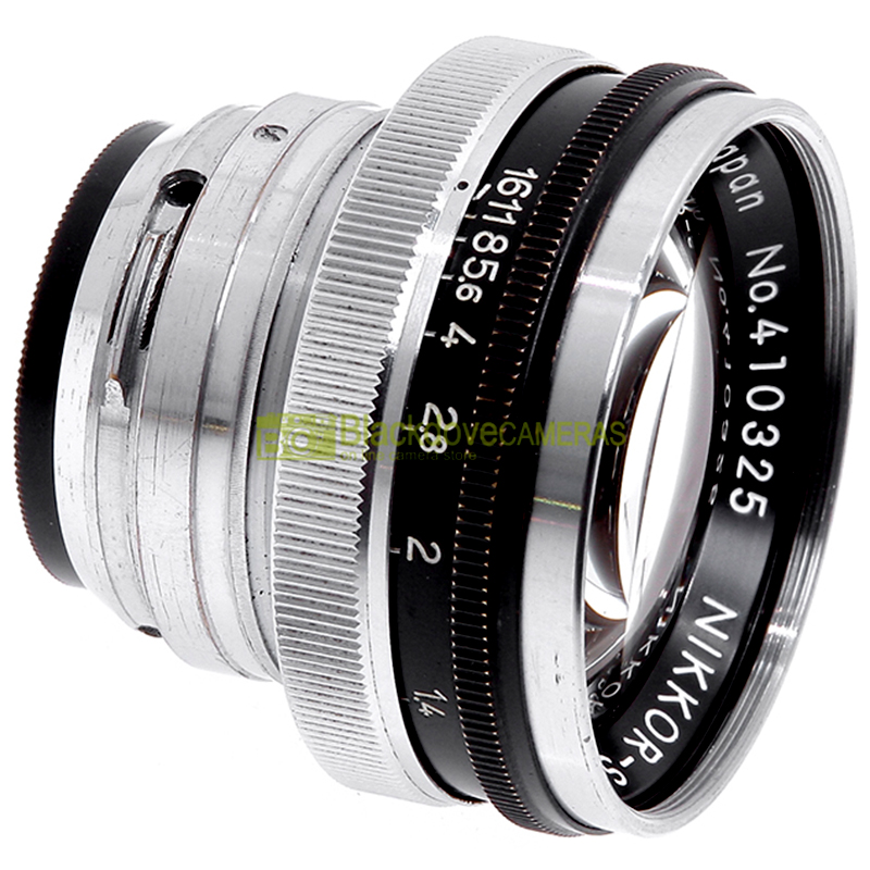 Obiettivo Nikon Nikkor 2 Auto 50 mm f2 per fotocamere a telemetro S