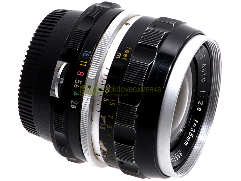 Nikon obiettivo Nikkor S Auto 35mm. f2,8 per fotocamere reflex con baionetta F