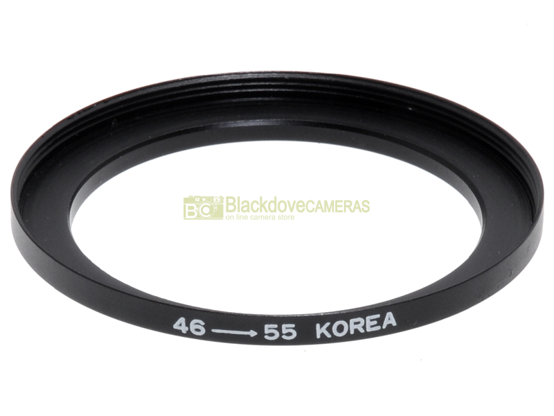 Anello adattatore step up 46/55mm. x montare filtri 55mm. su obiettivi diam. 46 2 g5237