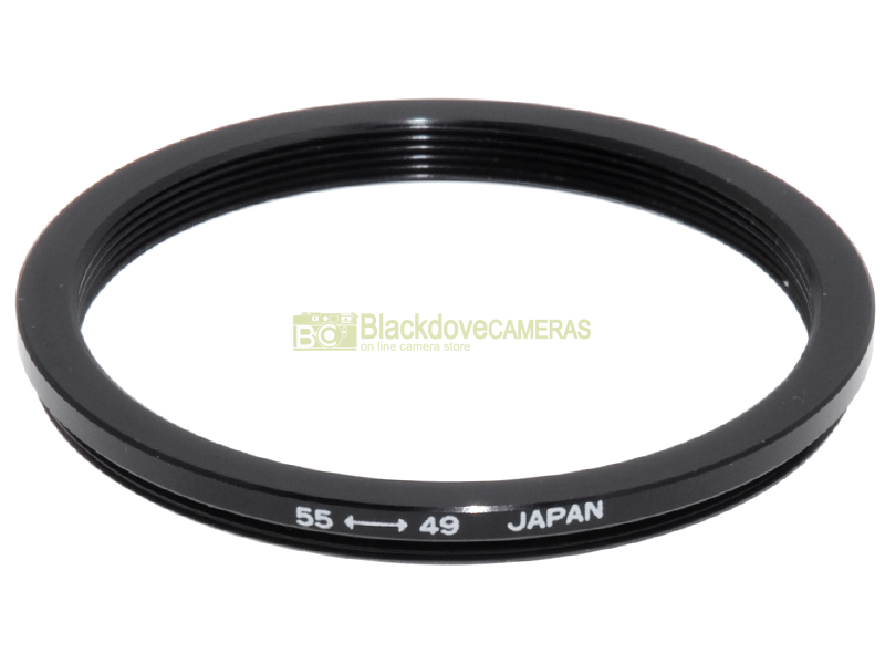 Anello adattatore step down 55/49mm. x montare filtri 49mm su obiettivi diam. 55 2 g5240