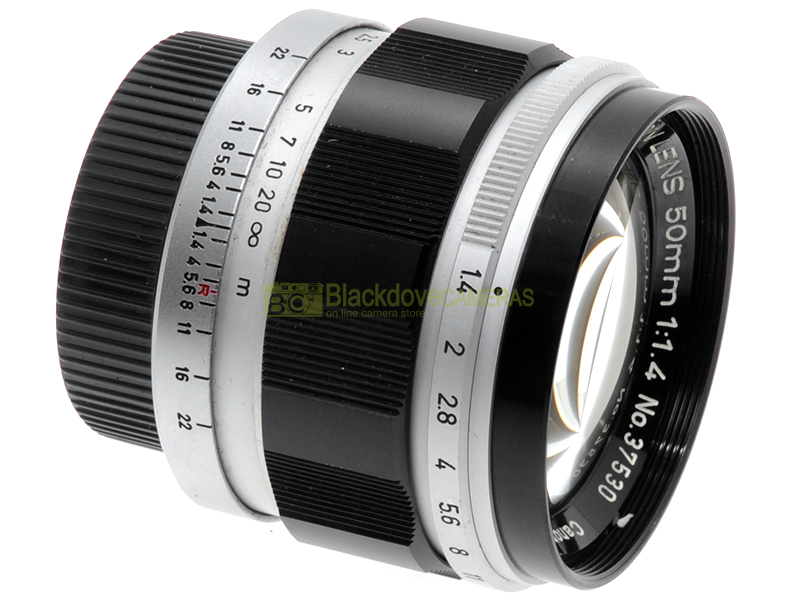 Canon 50mm f1,4 innesto M39 anche per fotocamere M6 M7 M8 M9 M10 Monochrome
