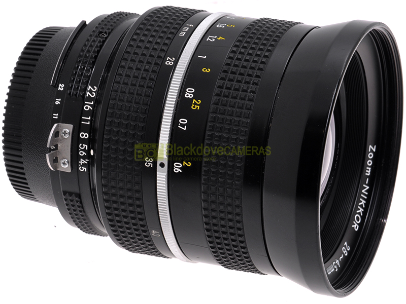 Nikon AI Nikkor 28/45mm. f4,5 obiettivo per fotocamere digitali e a pellicola