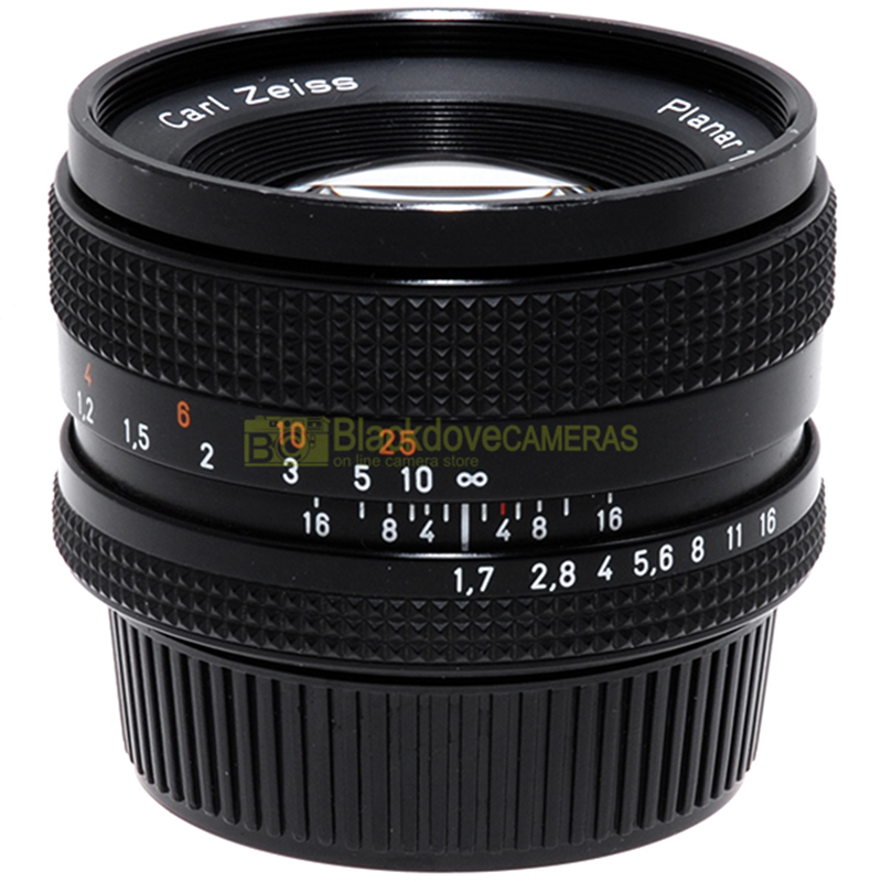 Obiettivo Carl Zeiss Planar T 50mm. f1,7 per fotocamere innesto Contax e Yashica