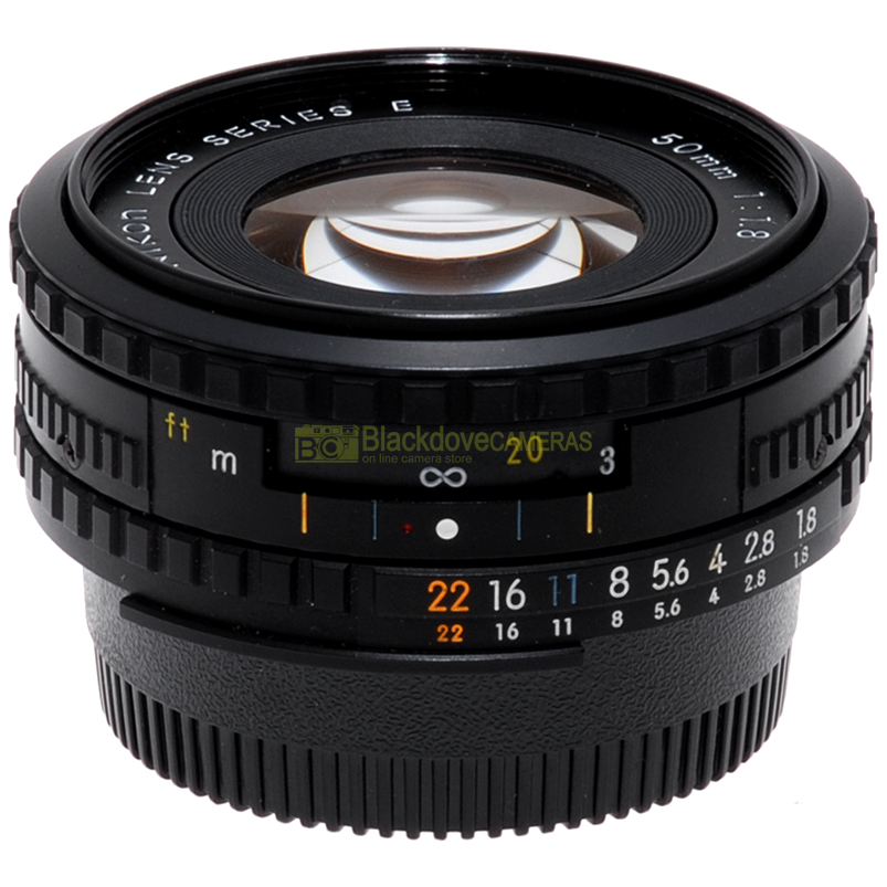 Obiettivo Nikon AI-S 50mm. f1,8 E Nero per fotocamere a pellicola e digitali