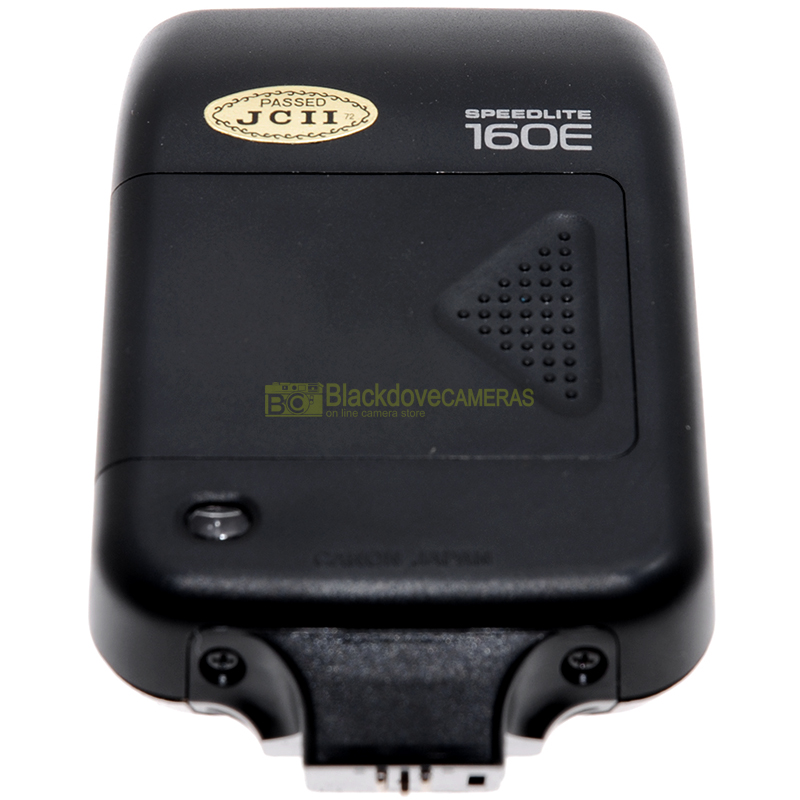 Flash Canon Speedlite 160E TTL per fotocamere a pellicola. Manuale su digitali