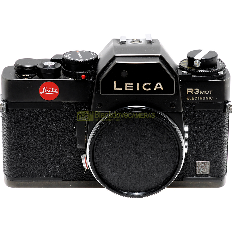 Leica R3 Mot Electronic fotocamera a pellicola manual focus. Leitz Leica R-3.