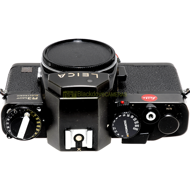 Leica R3 Mot Electronic fotocamera a pellicola manual focus. Leitz Leica R-3.