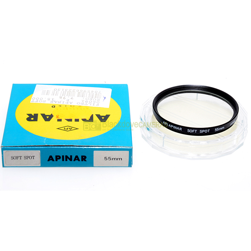 55mm. filtro Soft Spot per obiettivi M55. Softspot filter for camera lens.