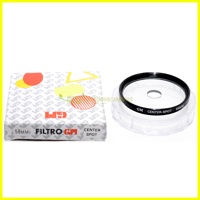 58mm. filtro creativo Center Spot per obiettivi M58.