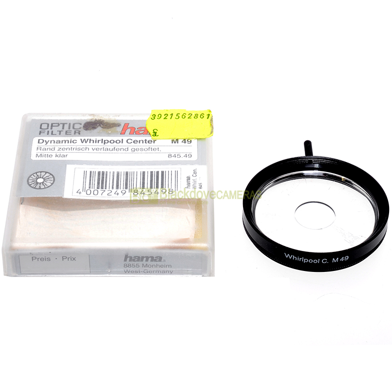 49mm. filtro creativo Whirlpool Center per obiettivi M49.