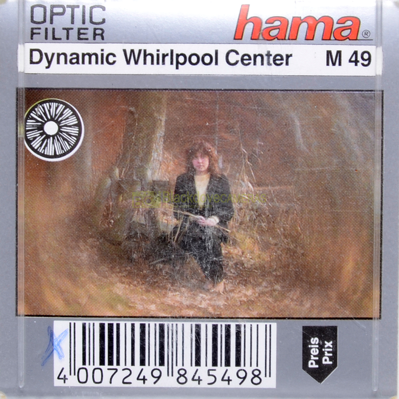 49mm. filtro creativo Whirlpool Center per obiettivi M49.