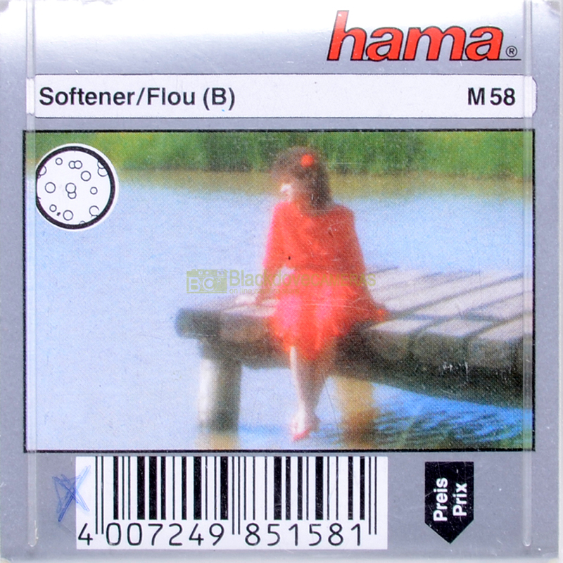 58mm. filtro creativo Softener (Flou) per obiettivi M58.