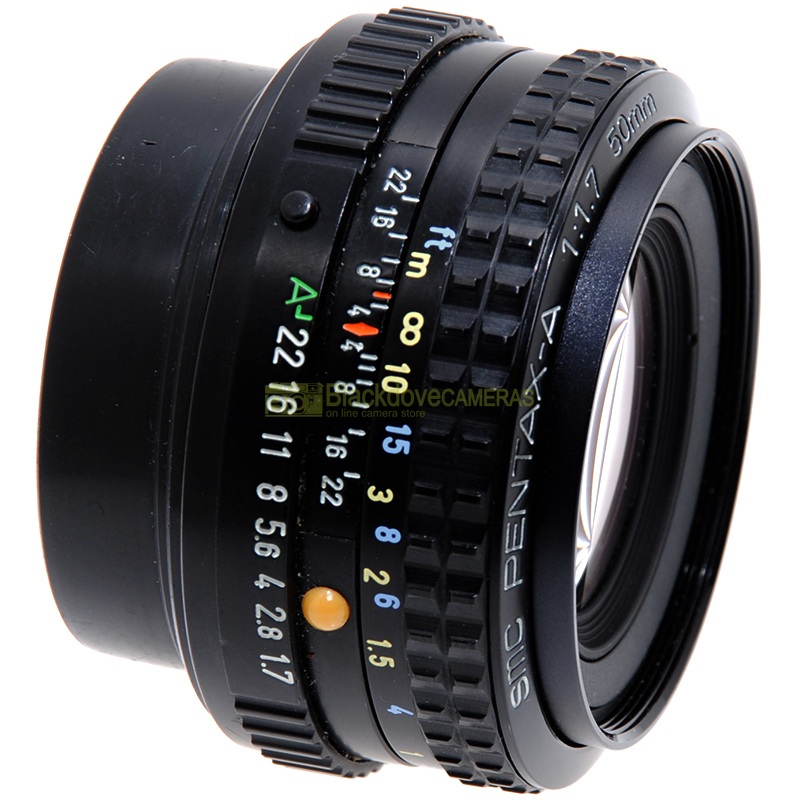 Pentax KA 50 mm f1,7 obiettivo usato per fotocamere digitali e analogiche Pentax