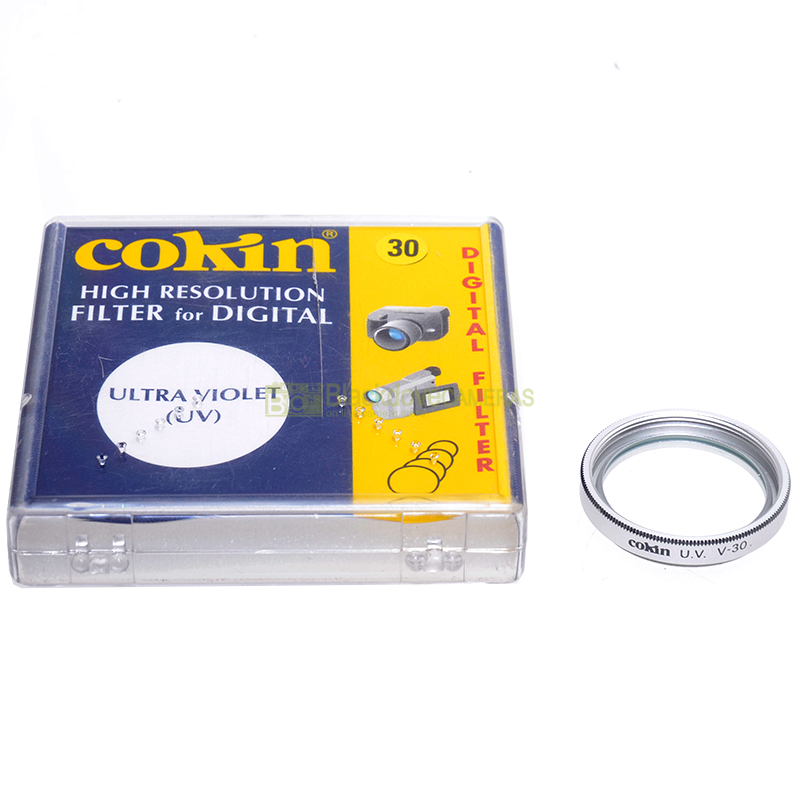 30mm. filtro UV Cokin per obiettivi M30. Ultra Violet filter for camera lens