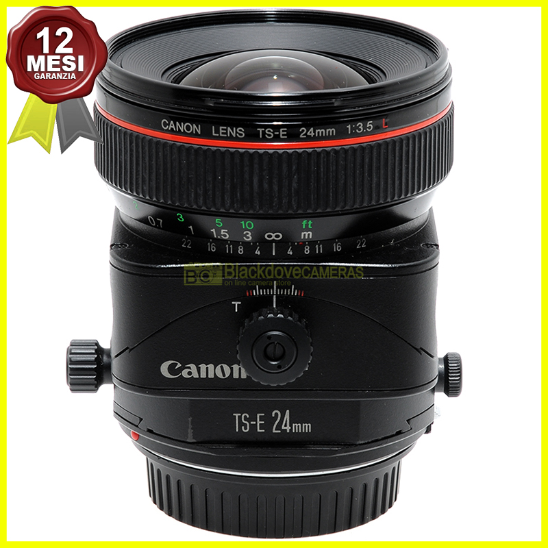 Canon EF 24mm f3,5 L TS Tilt & Shift obiettivo decentrabile per fotocamere EOS