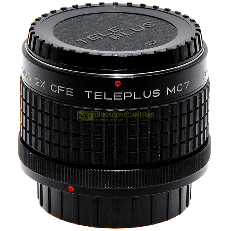 Moltiplicatore di focale 2x Kenko Teleplus MC7 per fotocamere Canon FD e FL 
