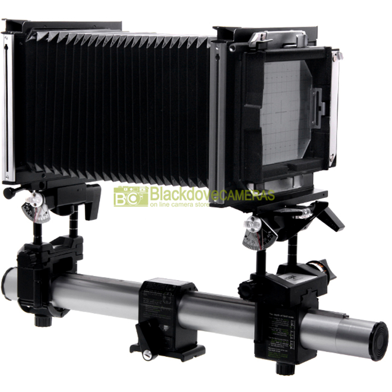 Banco ottico completo Sinar F 4x5 pollici.