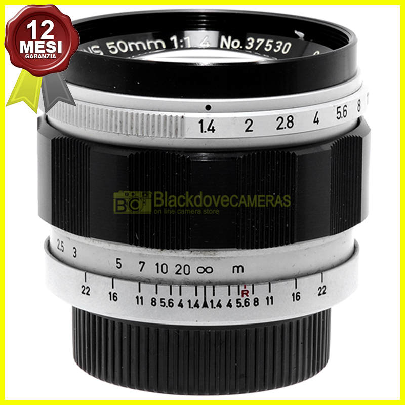 Canon 50mm f1,4 innesto M39 anche per fotocamere M6 M7 M8 M9 M10 Monochrome