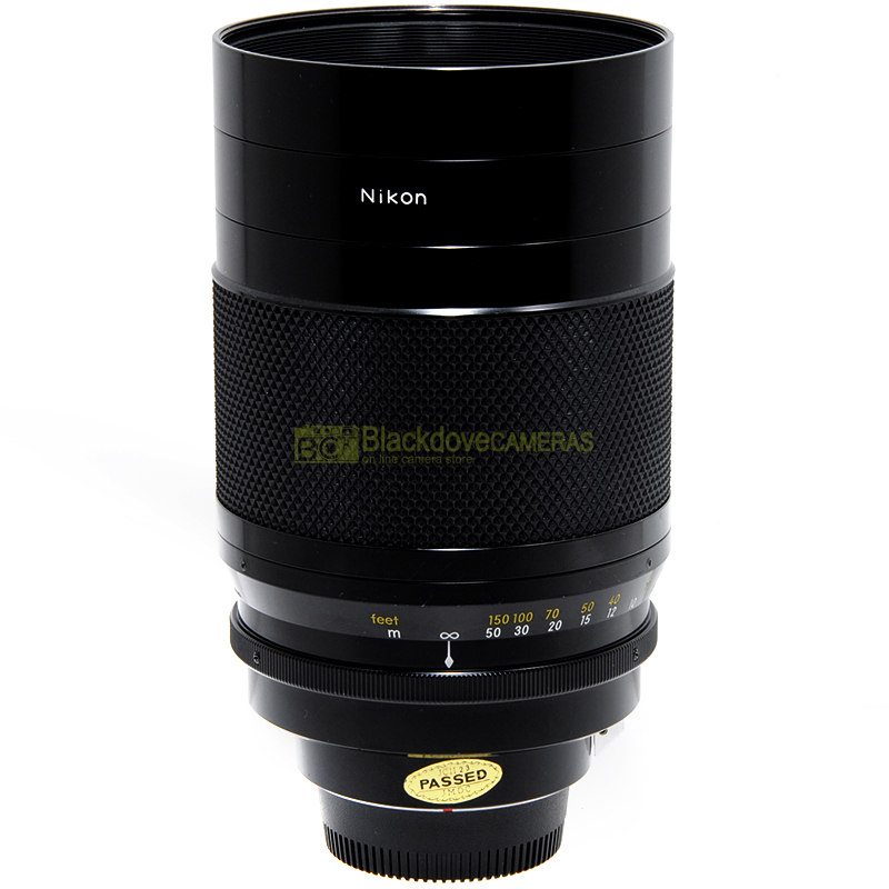 Nikon Reflex Nikkor C 500mm. f8 con paraluce originale utilizzabile su digitali