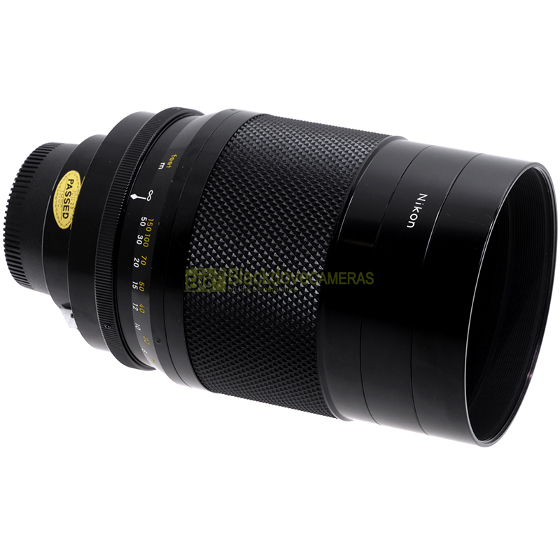 Nikon Reflex Nikkor C 500mm. f8 con paraluce originale utilizzabile su digitali