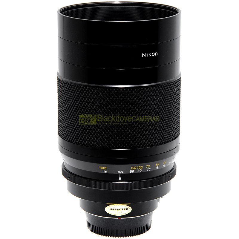 Nikon Reflex Nikkor C 500mm. f8 con paraluce originale utilizzabile su digitali