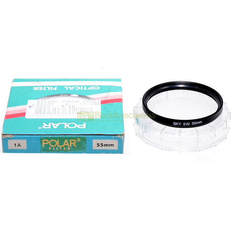 55mm. Filtro Skylight 1A Polar obiettivi. Sky light photo optical filter M55