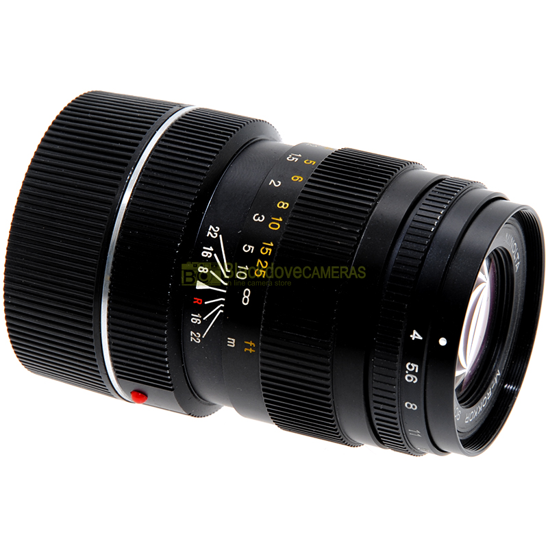 Minolta M Rokkor 90mm f4 innesto Leica M per M6 M7 M8 M9 M10 Monochrome ecc...