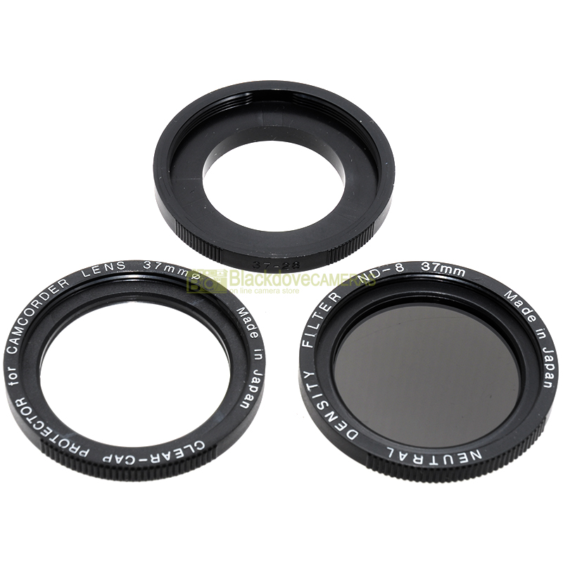 Kit 3 filtri lens protector + ND + adapter Raynox per Nikon Coolpix E900 e E910. 