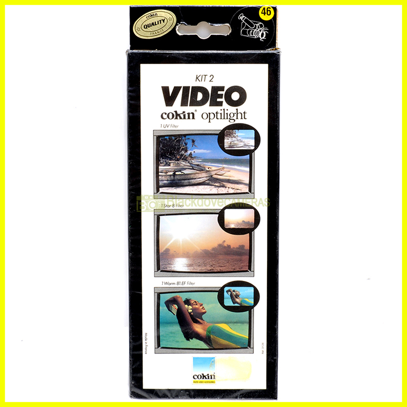 Kit 3 filtri Cokin Optilight 46mm: UV - Star 8 - Warm 81 EF per obiettivi M46