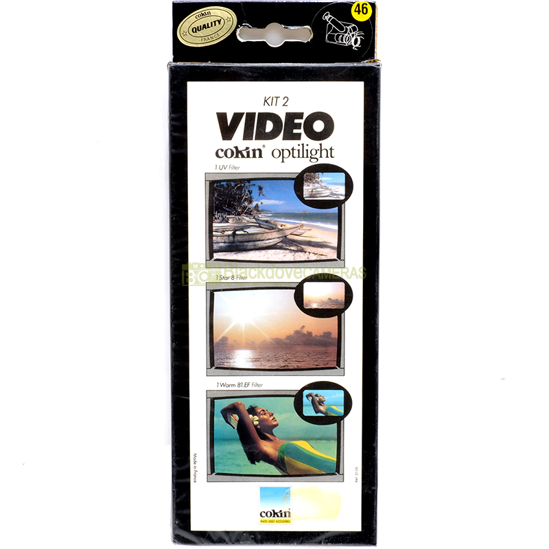 Kit 3 filtri Cokin Optilight 46mm: UV - Star 8 - Warm 81 EF per obiettivi M46