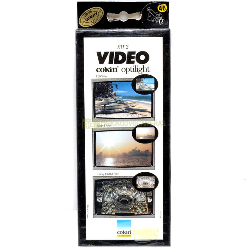 Kit 3 filtri Cokin Optilight 46mm: UV - Star 8 - ND 8x per obiettivi M46