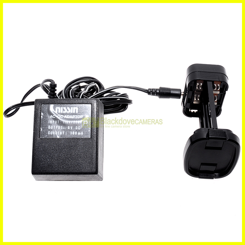 Nissin NBP009 NC pack battery holder con alimentatore per flash 4500 GTE