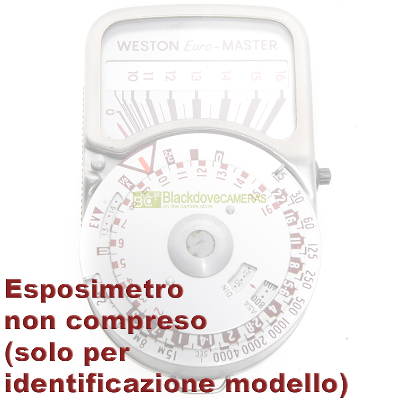 Diffusore luce incidente per esposimetro Weston Euro Master