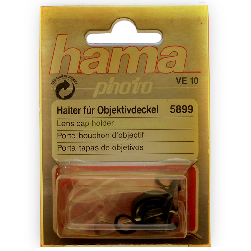 Hama lens cap holder Laccio adesivo per tappo obiettivo Cordino anti smarrimento