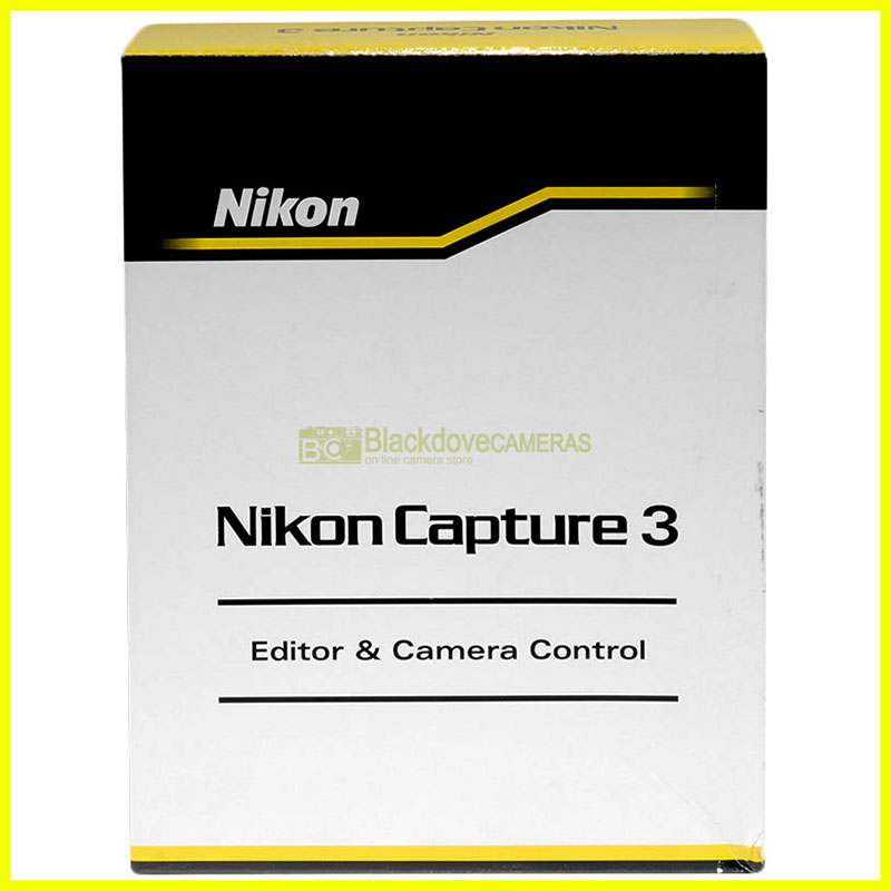Nikon Capture 3 - View Software originale per D1 D1X D100 processa i files Raw. 