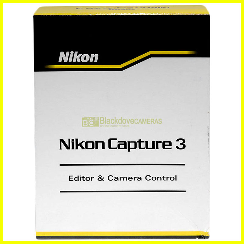 Nikon Capture 3 - View Software originale per D1 D1X D100 processa i files Raw.