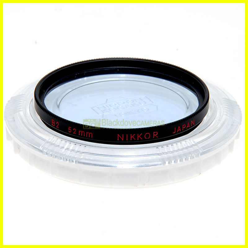 52mm. Nikon Nippon Kogaku Nikkor B2 blue filter with M52 screw