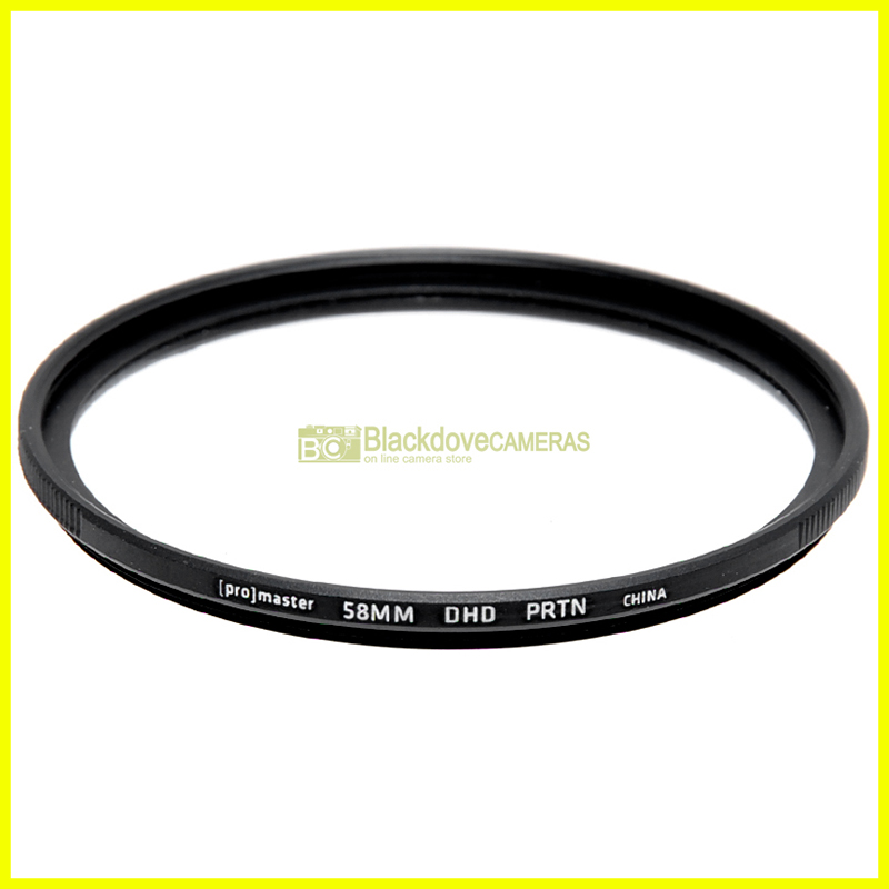 58mm. Filtro UV DHD PRTN ProMaster a vite M58. Ultra violet lens filter.