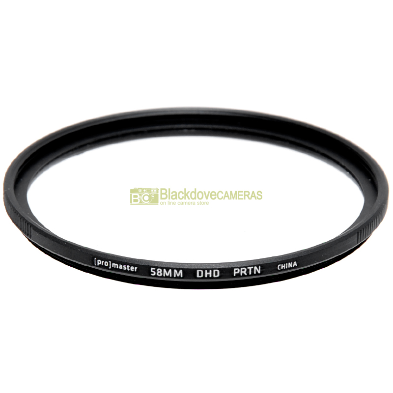 58mm. Filtro UV DHD PRTN ProMaster a vite M58. Ultra violet lens filter.