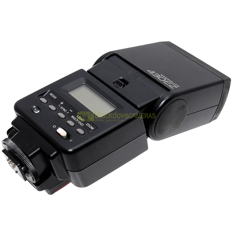 Flash Canon Speedlite 430 EZ TTL per fotocamere analogica a pellicola EOS.