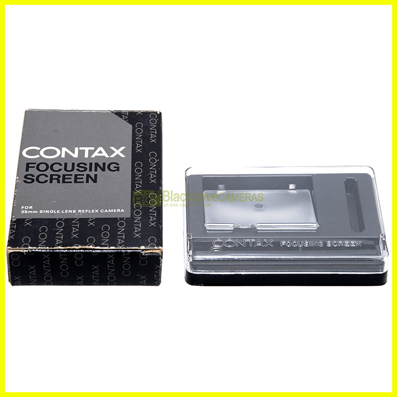 Contax schermo di messa a fuoco originale Matte Screen per reflex 35mm. Vetrino