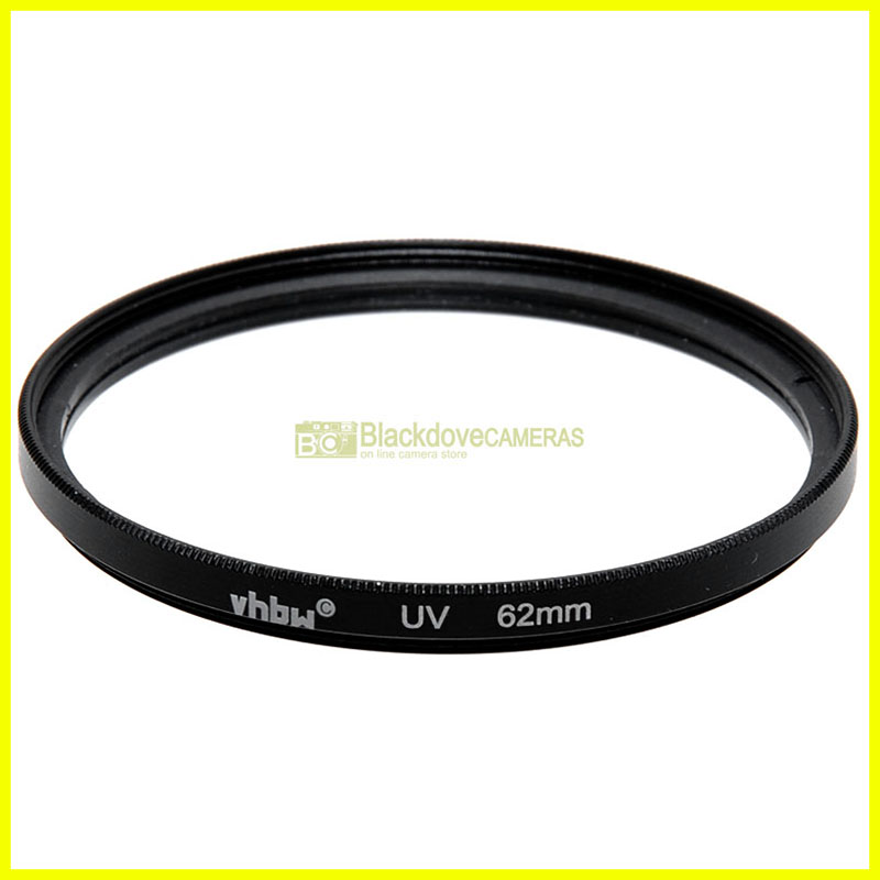 62mm Filtro UV Ultra violetto VHBW a vite M62 Ultraviolet lens filter.