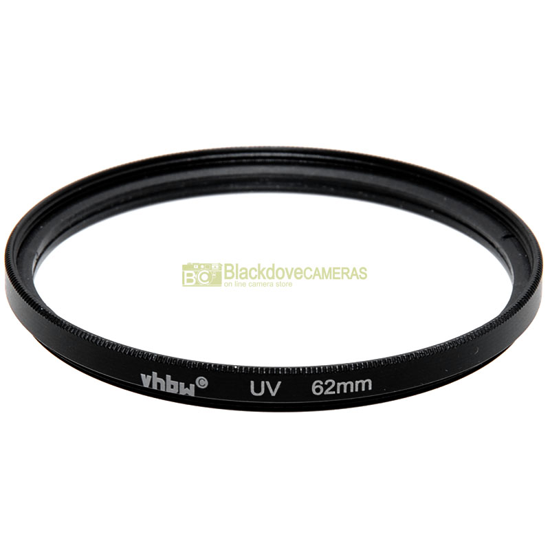 62mm Filtro UV Ultra violetto VHBW a vite M62 Ultraviolet lens filter.