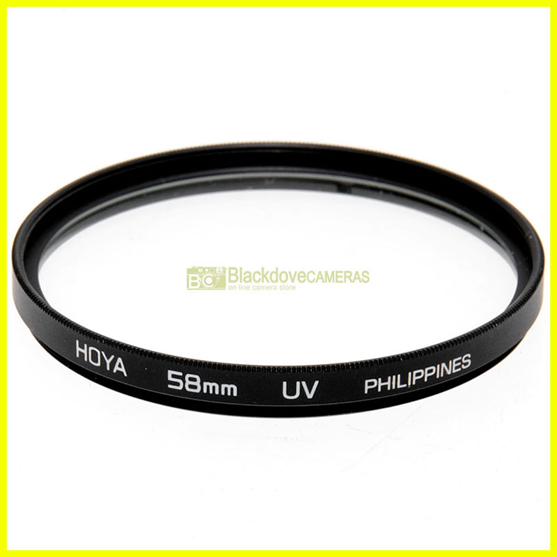 58mm Filtro UV Ultra violetto HOYA a vite M58 Ultraviolet lens filter.