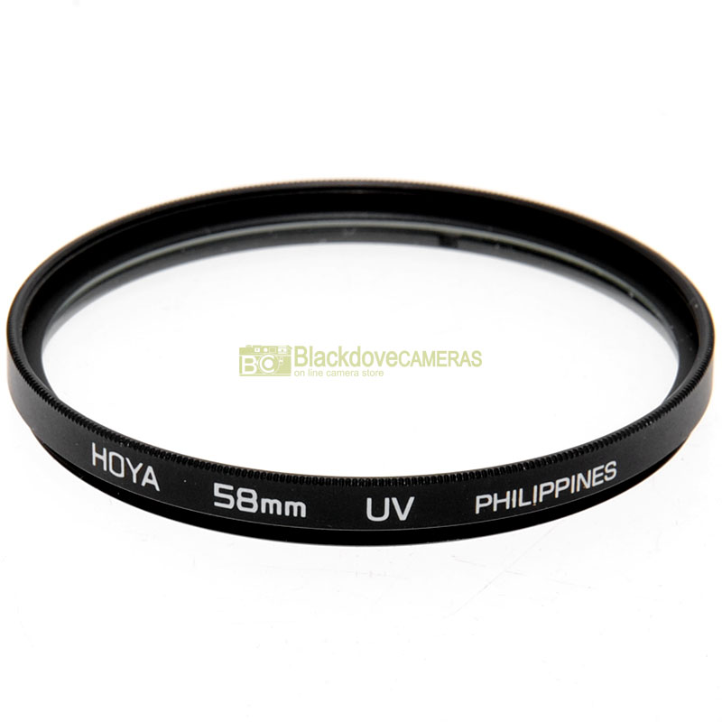 58mm Filtro UV Ultra violetto HOYA a vite M58 Ultraviolet lens filter.