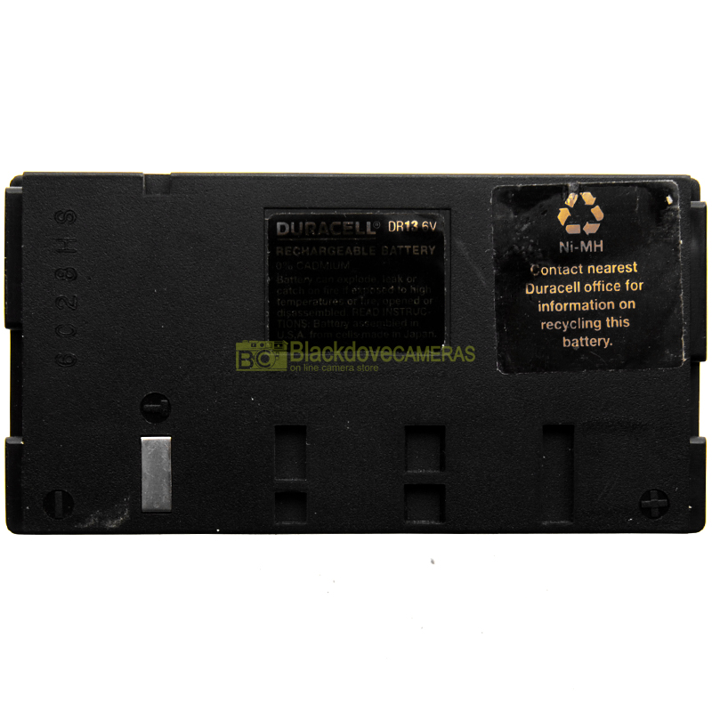 Batteria Duracell DR-13 3600 mAh per videocamere Hitachi. Camcorder battery.