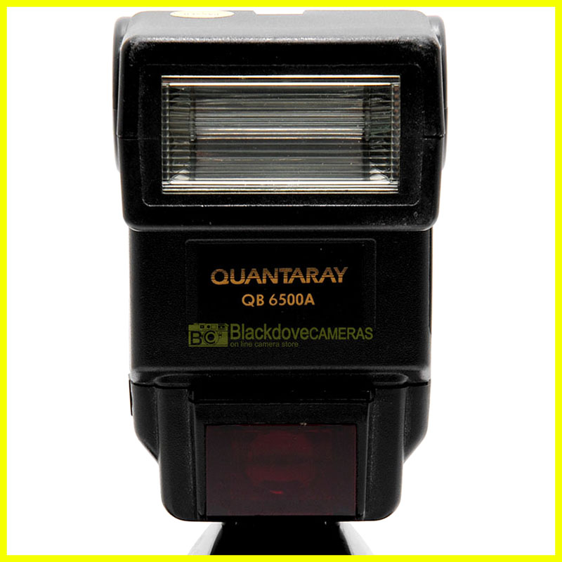 Flash Quantaray QB 6500-A TTL con fotocamere a pellicola, manuale su digitali.