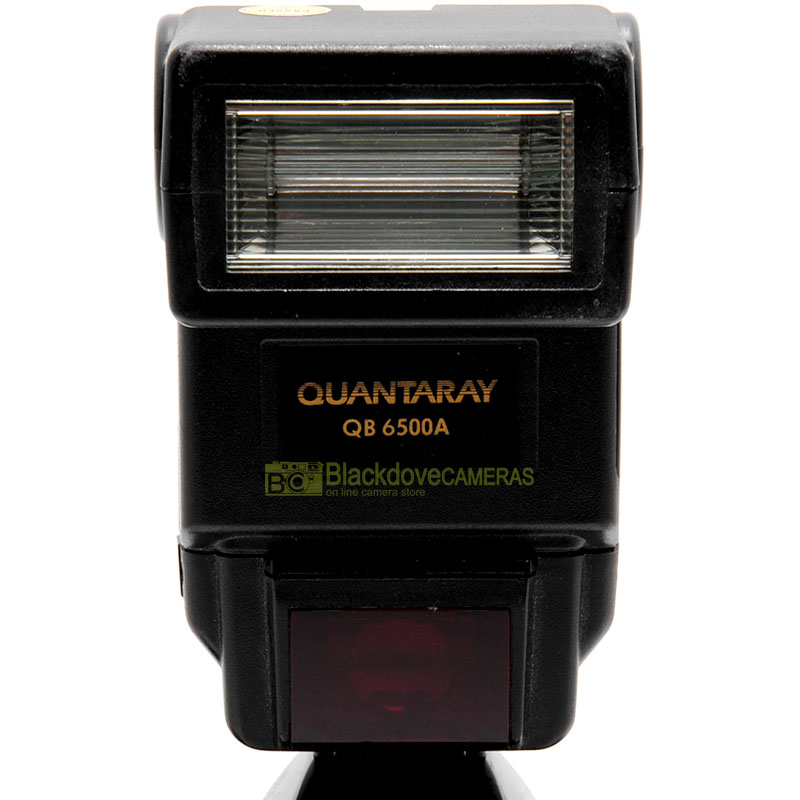 Flash Quantaray QB 6500-A TTL con fotocamere a pellicola, manuale su digitali.