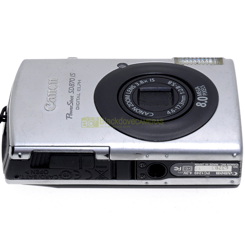 Fotocamera digitale Canon Powershot SD870IS modificata per fotografia infrarosso