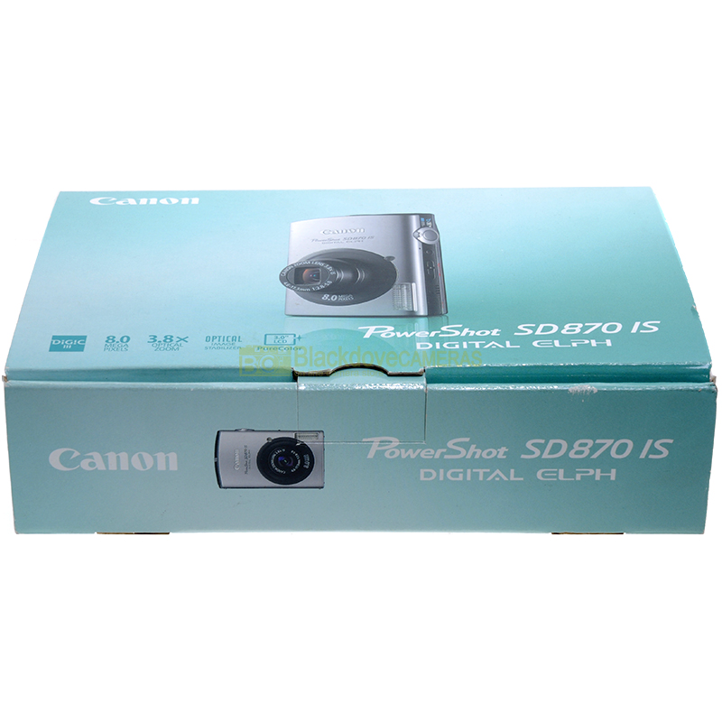 Fotocamera digitale Canon Powershot SD870IS modificata per fotografia infrarosso